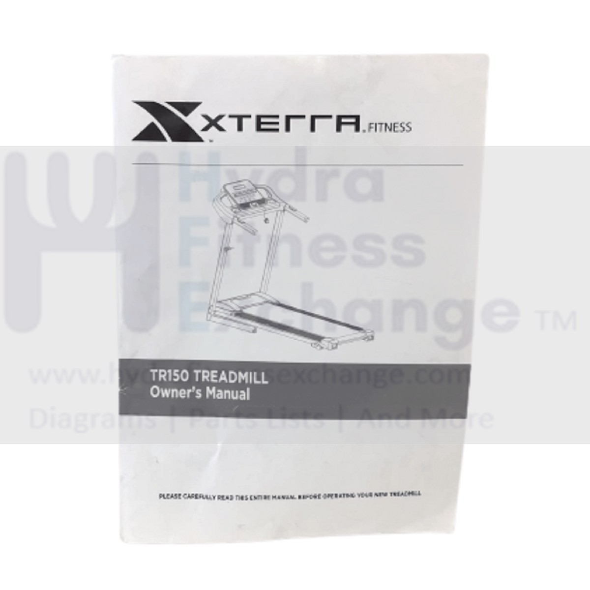 Xterra Fitness TR150- 450887 Treadmill User Owner's Manual