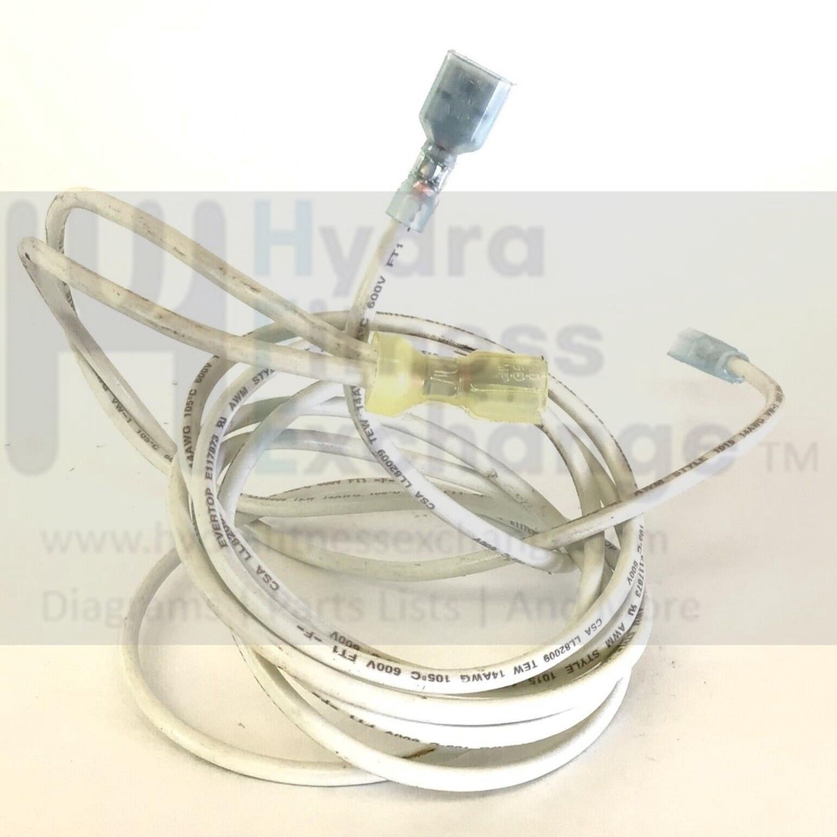 Weslo Cadence 830 Due WETL25020 Treadmill White Cable Quick Connect Wire
