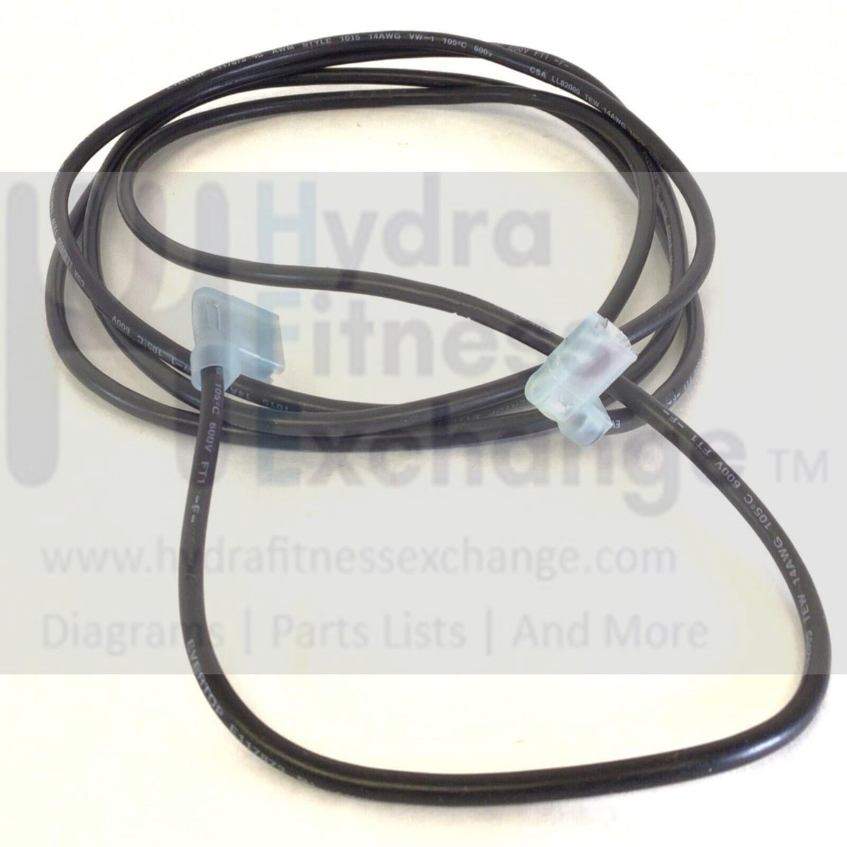 Weslo WETL25020 Treadmill Black Cable Right Angle Quick Connect Wire