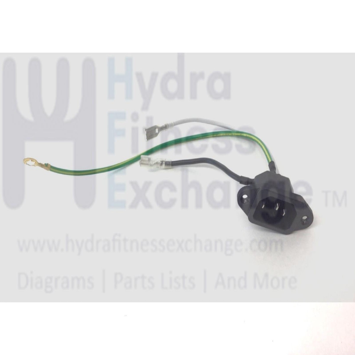 Xterra Fitness Treadmill Power Entry Input Socket 14/15A Wire Harness F010007