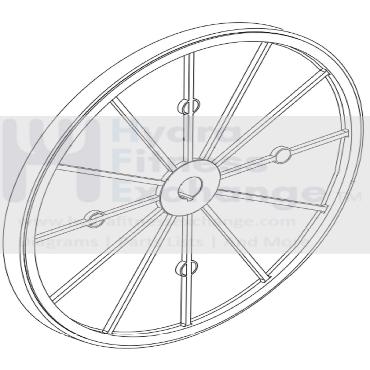 AFG Horizon Matrix Tempo Fitness Livestrong Elliptical Flywheel Pulley