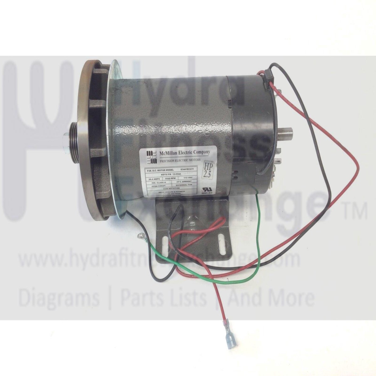 Alliance CardioZone HealthTrainer Treadmill DC Drive Motor with Pulley 12-0044