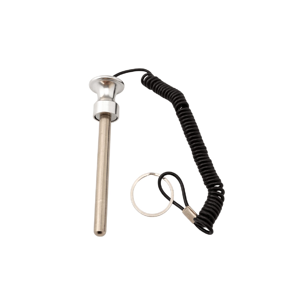 Aluminium Magnetic Weight Stack Pin W/Lanyard Lock Color Silver Size 10 x 70