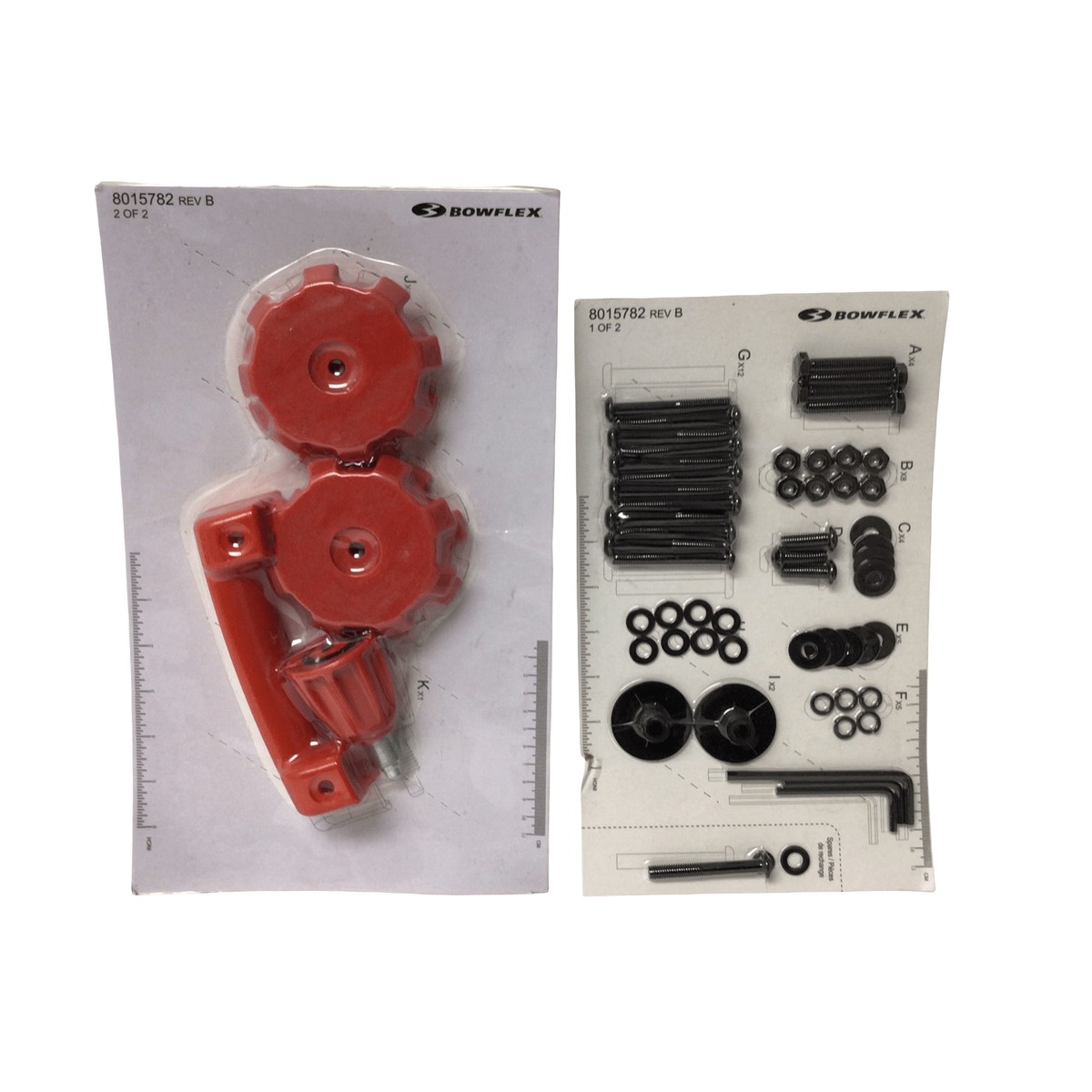 Bowflex Strength System Bench Hardware Card 1000512700