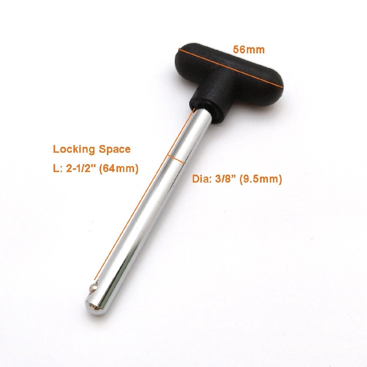 Cable Gym Weight Stack Selector Pin T Knob | Commercial & Home Gym Strength System