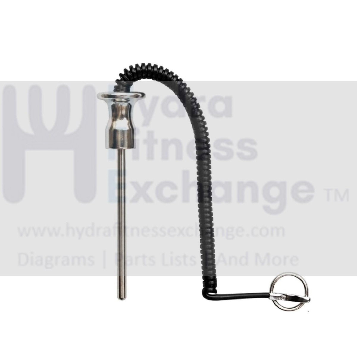 Aluminum Magnetic Weight Stack Pin W/ Coil Lanyard and Knob For Cable Gyms | Various Sizes | Various Colors
