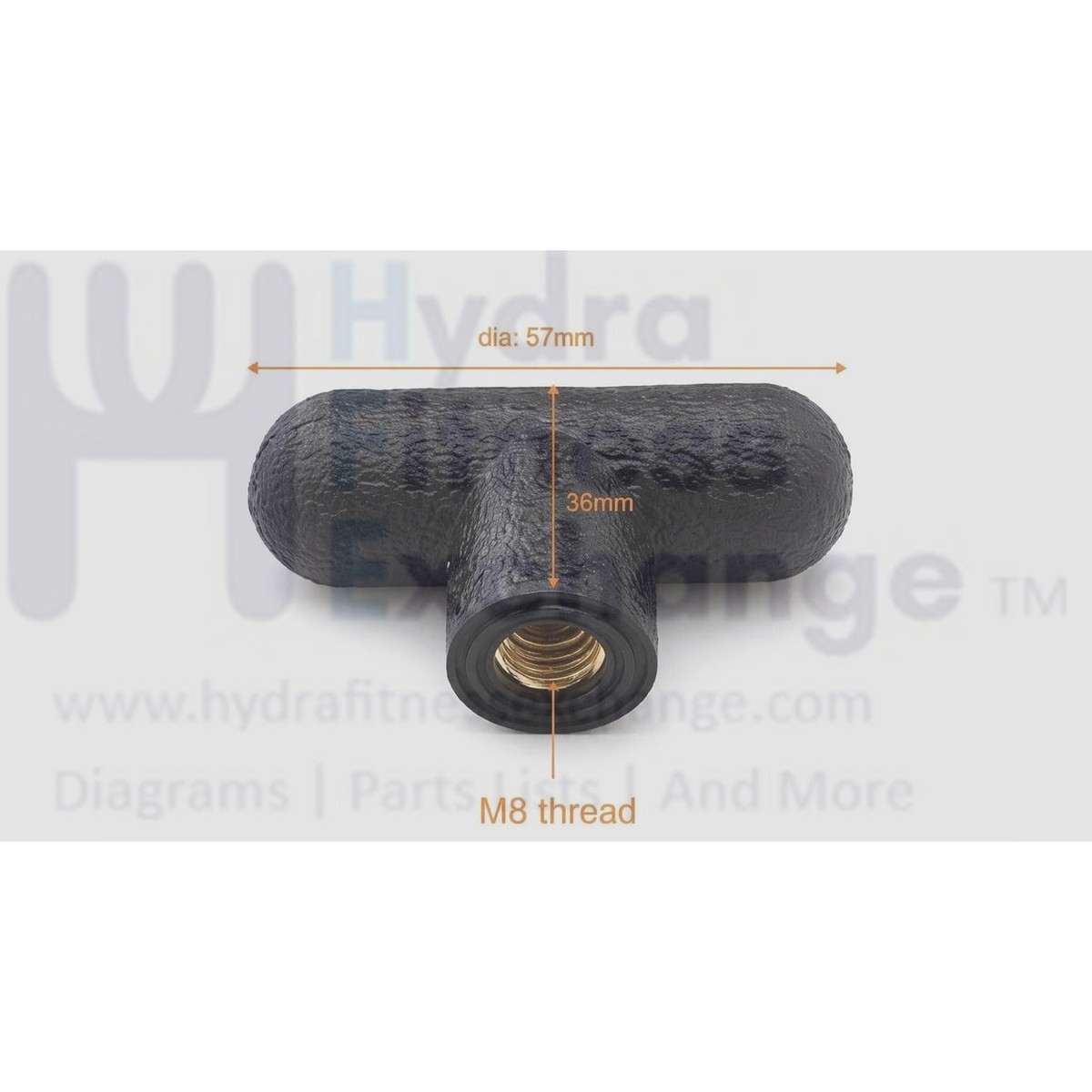 T Handle Pull Knob For Pop Pin 57mm W | 35mm L For Commercial & Home Gym - Some Cardio Equipment
