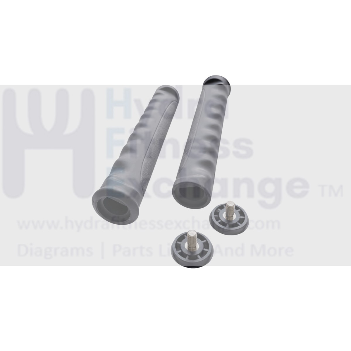 Technogym Elliptical Pair Handlebar Grip 22.2x17mm (0.87x0.7IN) Dia x 250mm (9.84 IN)