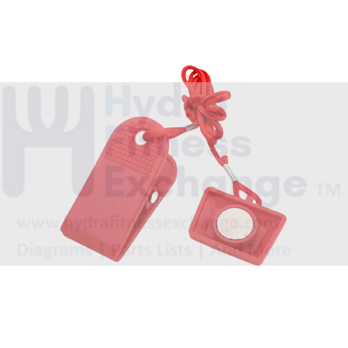 Trapezoidal Safety Key 36mm (L) 32mm (w) 25mm (H)15mm (.60" Magnet) Treadmill Universal Replacement