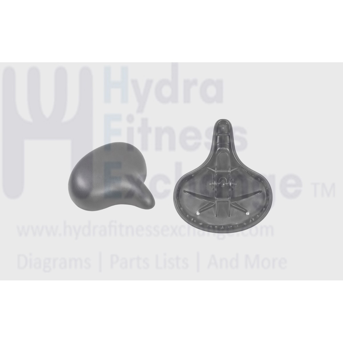 Vision Indoor Cycles Saddle Seat Round Stud Clamp Style L 330mm x W 316mm