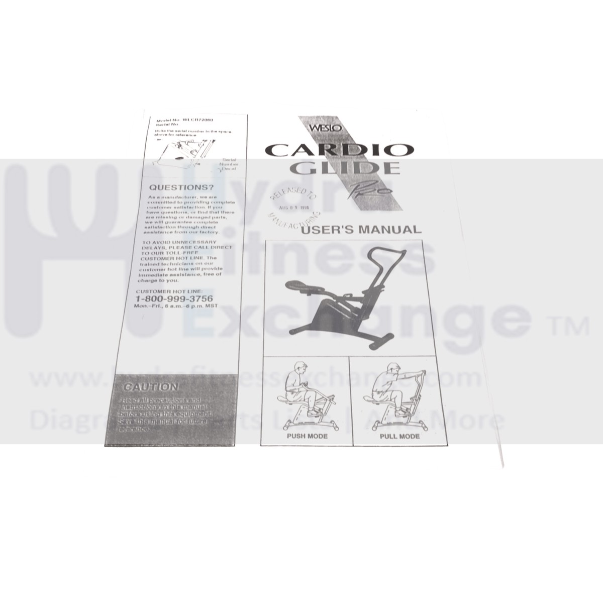 Weslo Miscellaneous Cardio Owner,s User Manual 131140