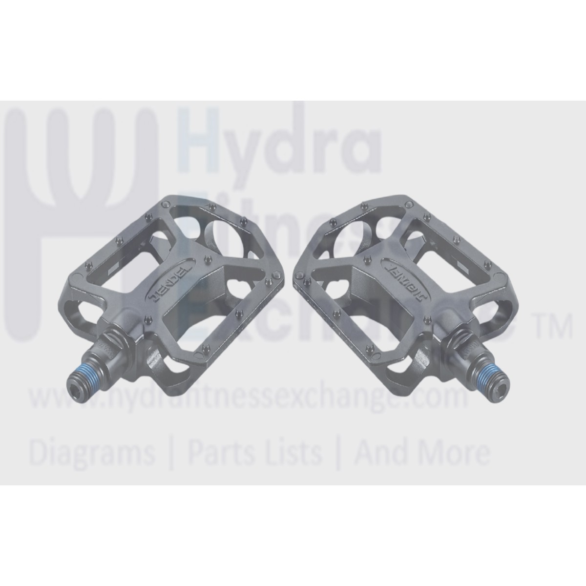 Assault Air Bike | Concept 2 Bike ERG Aluminum Foot Pedal Pair 114 x 109mm | 9/16" Spindle  23-AS-015