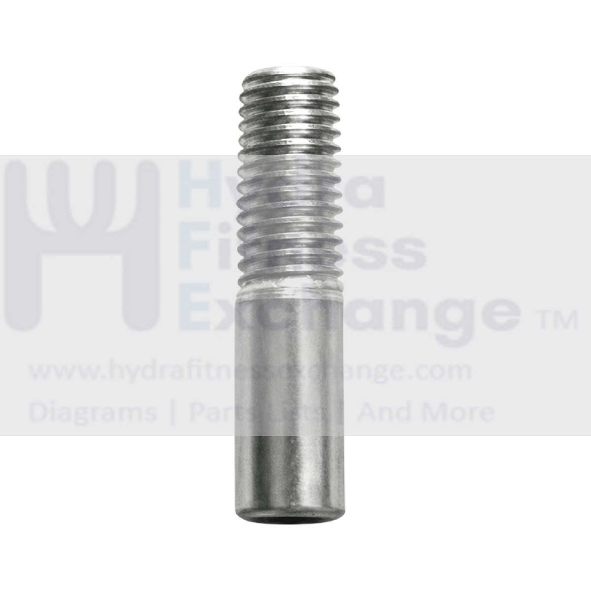Crimp On - Crimpable Threaded Cable Stud For 5mm Od Cables - Size M10 x 50mm Strength System
