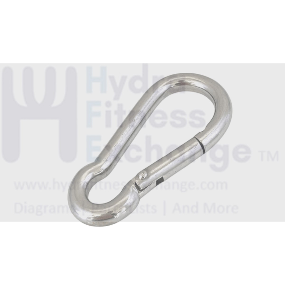 Steel Rope Snap Link Clip (Caribener) For Cable Gym Attachment 7 x 70mm Strength System