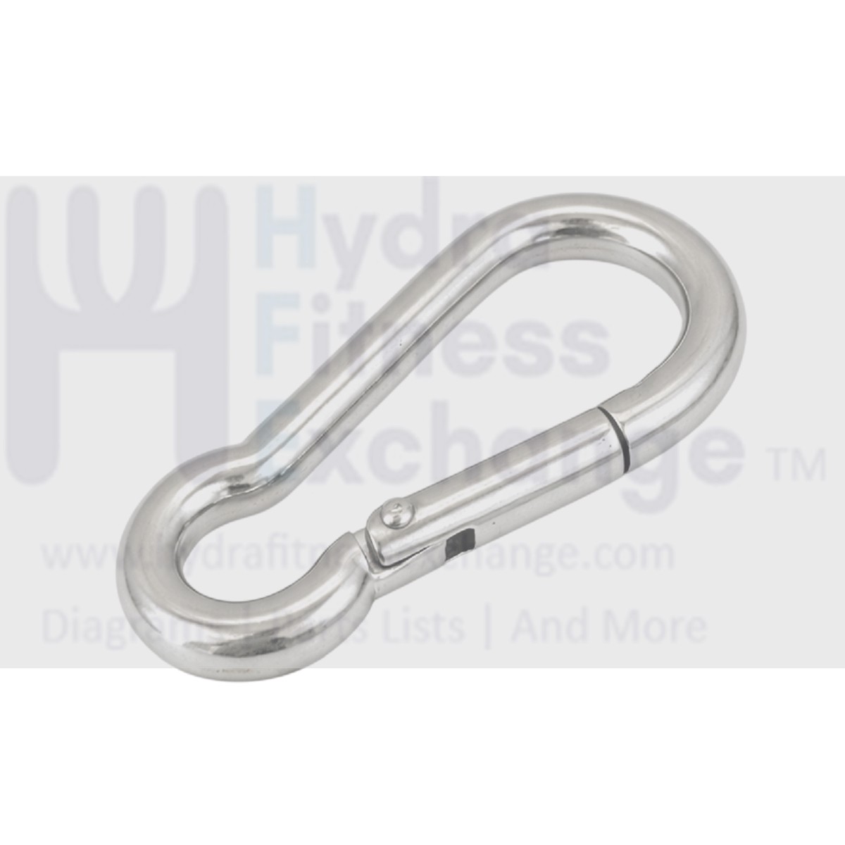 Steel Rope Snap Link Clip (Caribener) For Cable Gym Attachment 8 x 80 Strength System