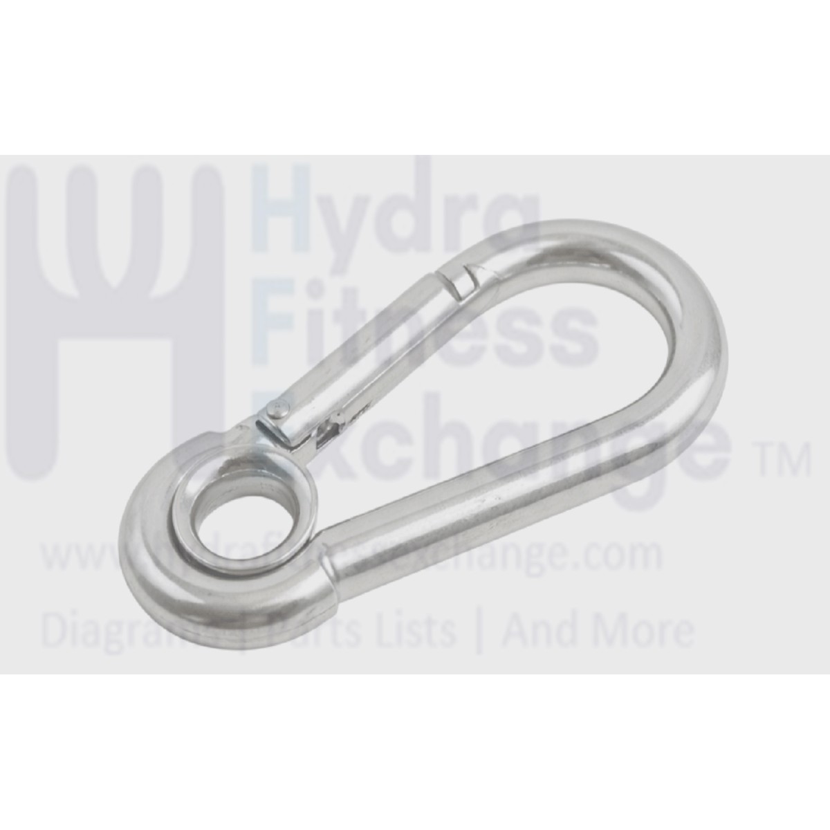 Steel Rope Snap Link Clip For Cable Gym Attachment Fixed Position 6 x 60mm Strength System