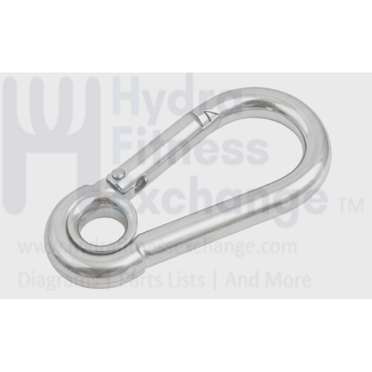 Steel Rope Snap Link Clip For Cable Gym Attachment Fixed Position 7 x 70 Strength System