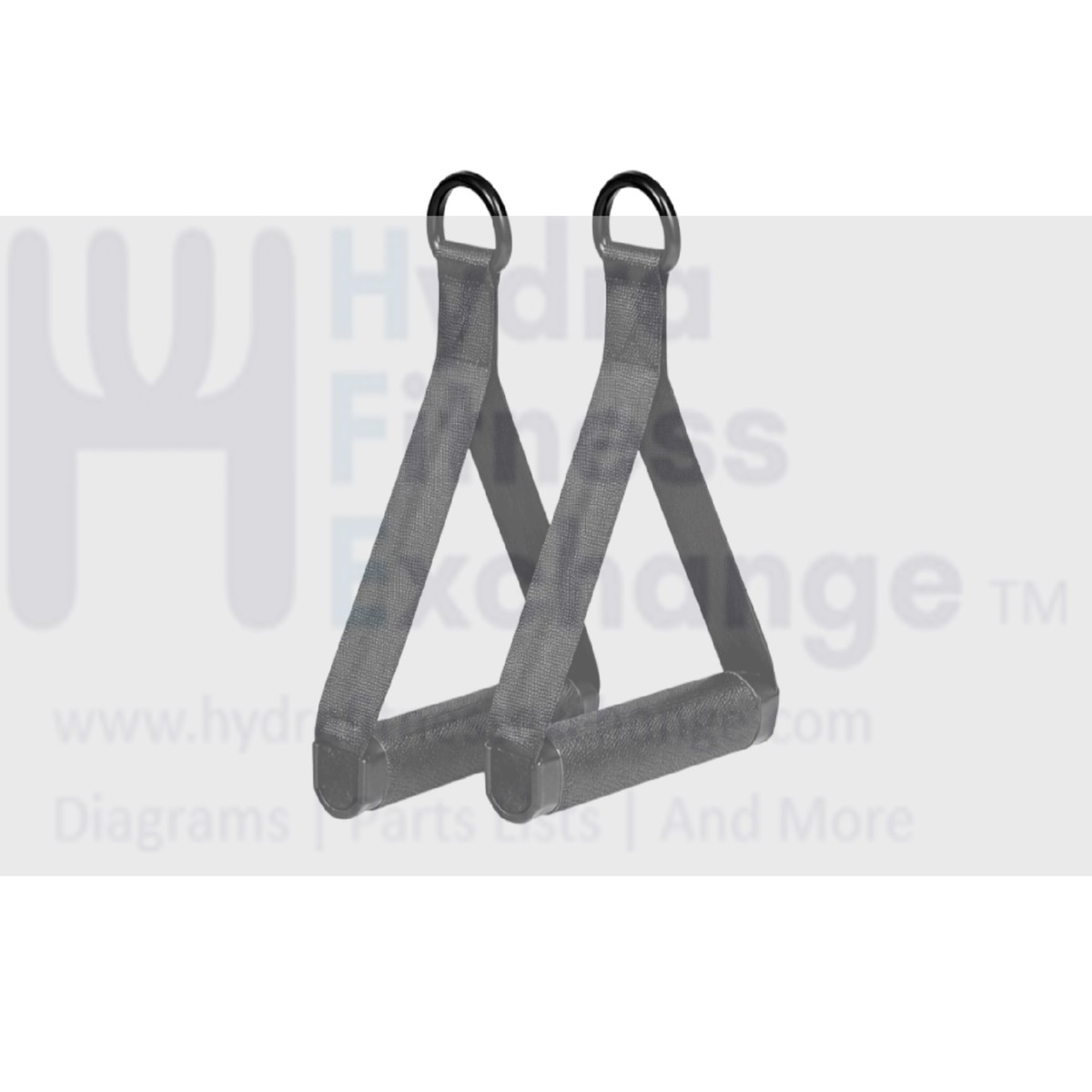 Stirrup Strap Grip Handle Attachment (Plastic) Size 40 x 135 x 230 For Cable Home Gym