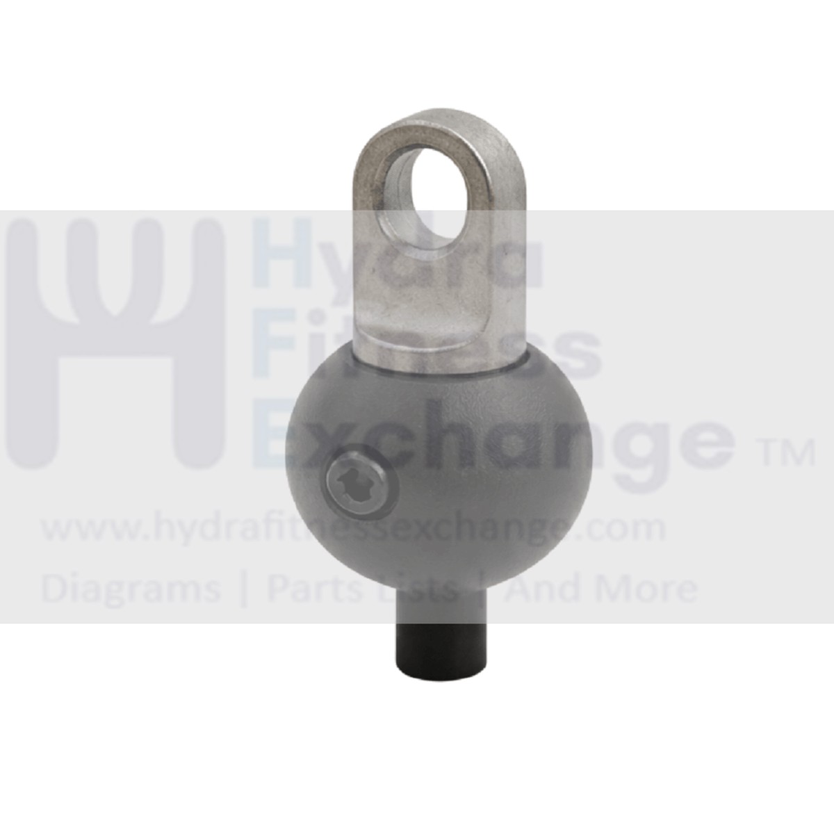 Strength System Cable Stopper "Ball" Assembly 35x40mm Fit 4mm Gym Cable Replacement
