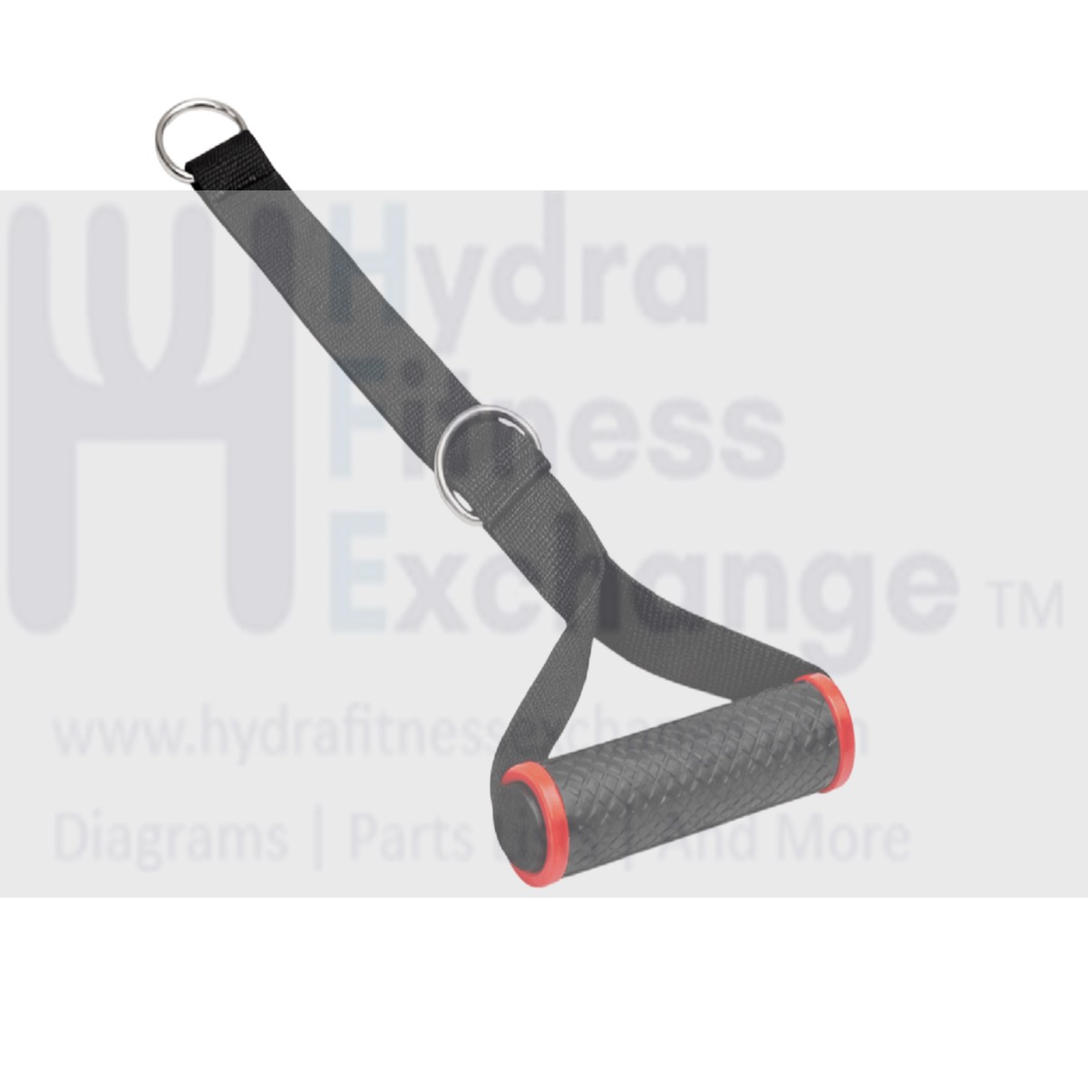 Two Position Adjustable Strap Handle Stirrup For Cable Home Gym 37 x 140 - 340mm Overall