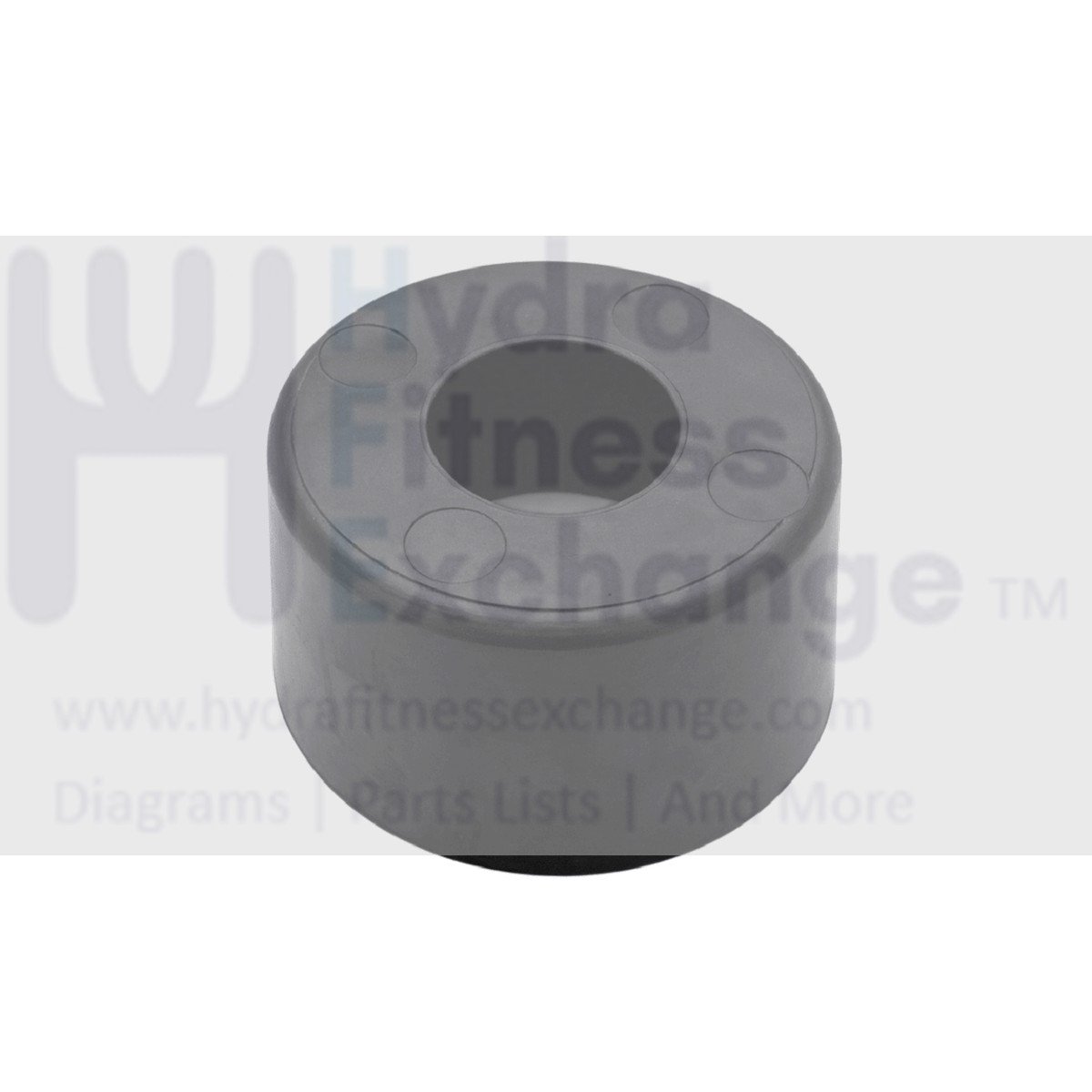 Weight Stack Guide Rod Round Rubber Bumper OD 60mm & H 32mm & ID of Hole 32mm Strength System Cable Gym