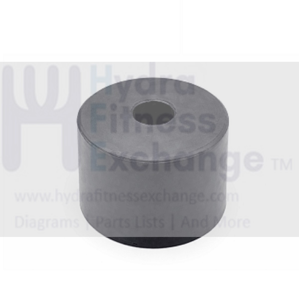 Weight Stack Round Rubber Bumper - Guide Rod OD 60mm & H 48mm & ID of Hole 15mm Strength System - Cable Gym