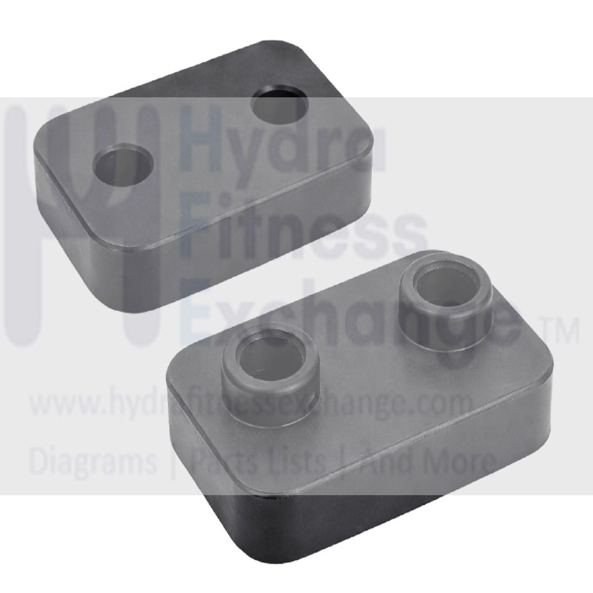 Weight Stack Rubber Bumper L 100mm (4") & W 70mm (2.75") Strength System