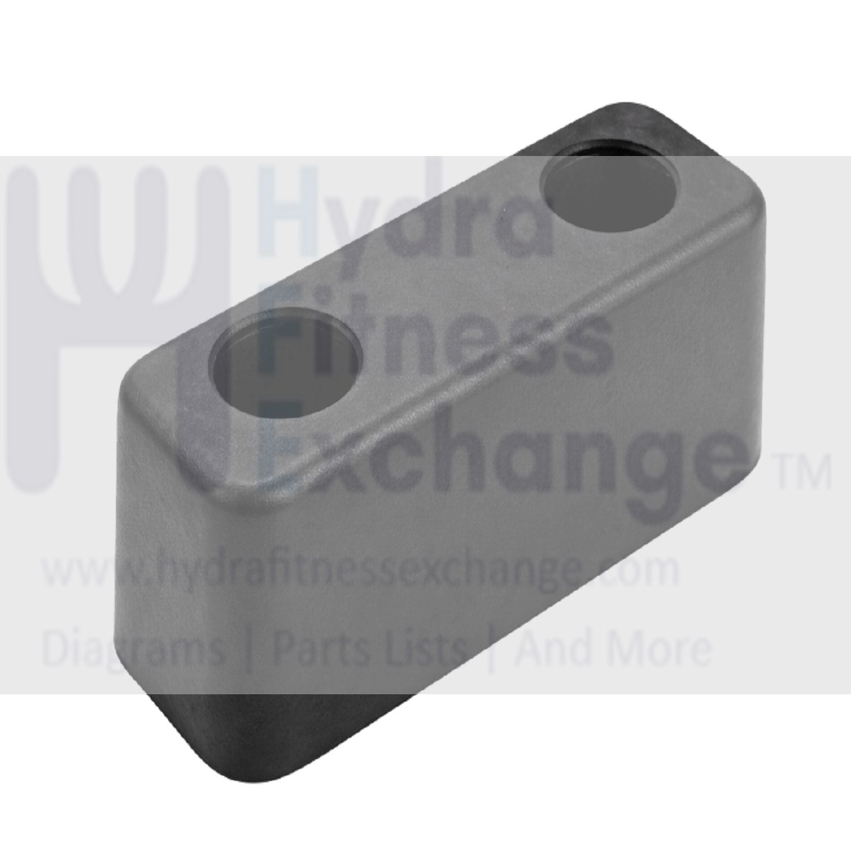 Weight Stack Rubber Bumper L 120mm x W 53mm & Diameter of Hole 13mm - Fitness Equipment