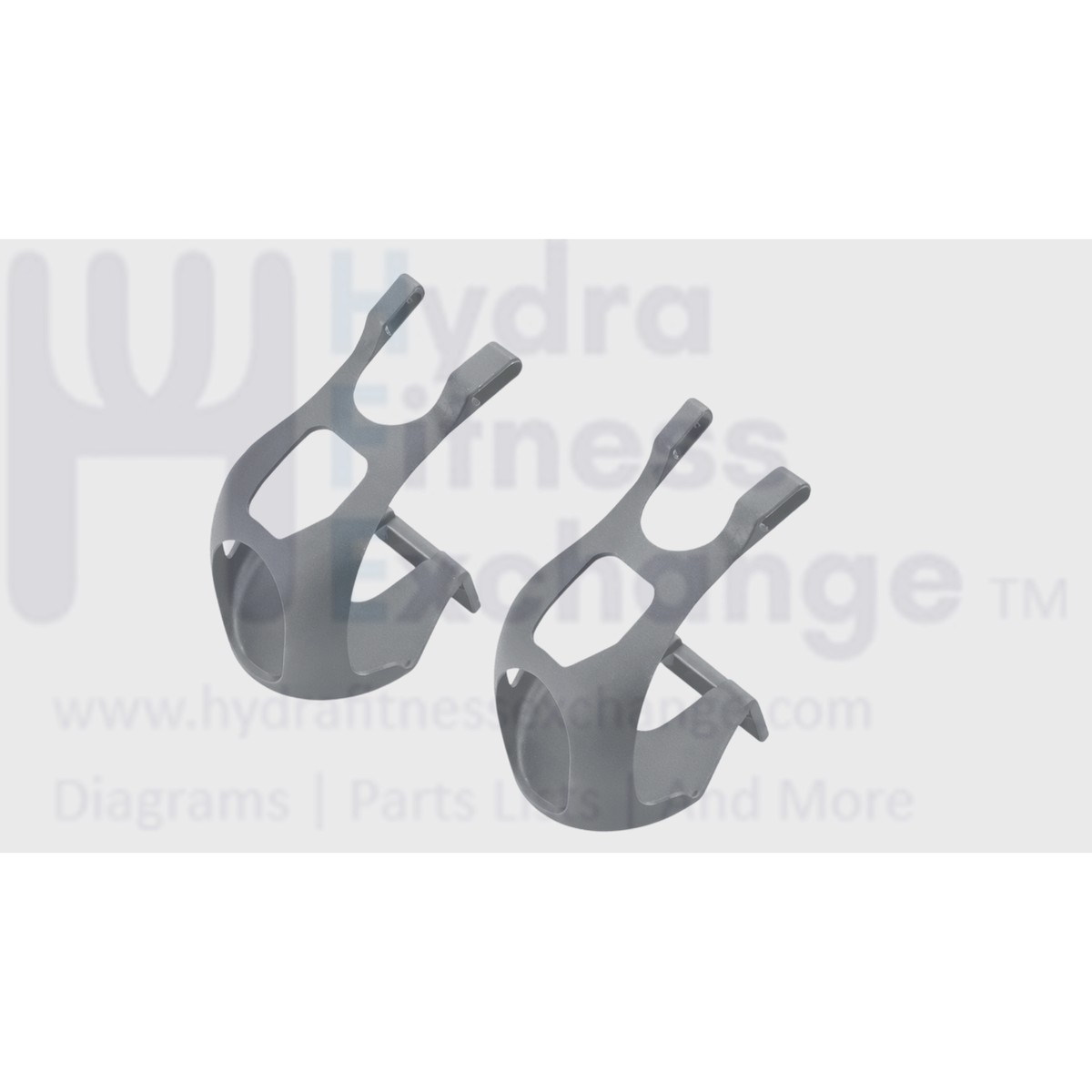 BH Fitness Bladez Lifespan Indoor Cycle Toe Cage Pair
