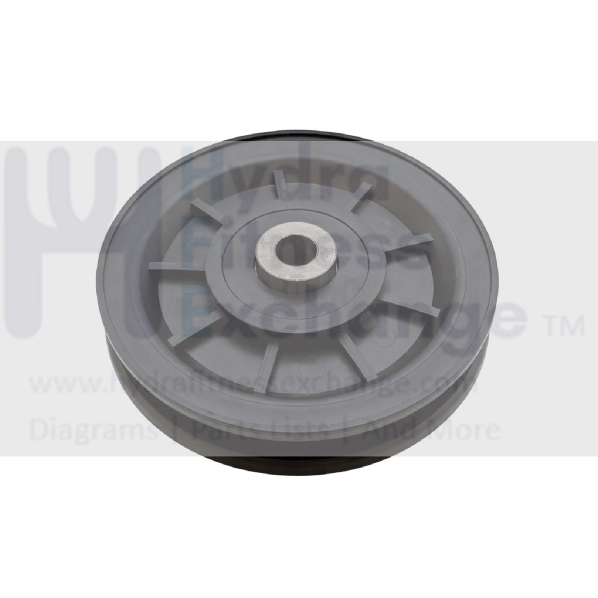 Cable Gym Pulley Wheel 100mm OD 4" - 10mm ID .39" - 18mm .71" width
