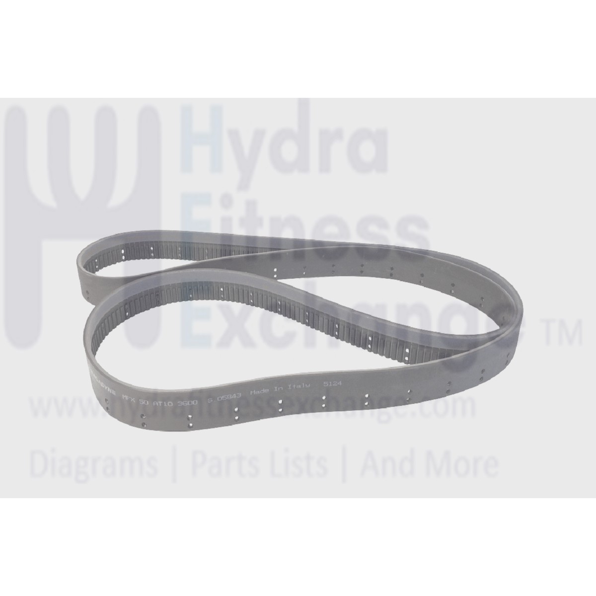 Technogym Skillrun DJJ0AU Timing Drive Belt 50mm x 3600mm MFR-S.05843 & AT10