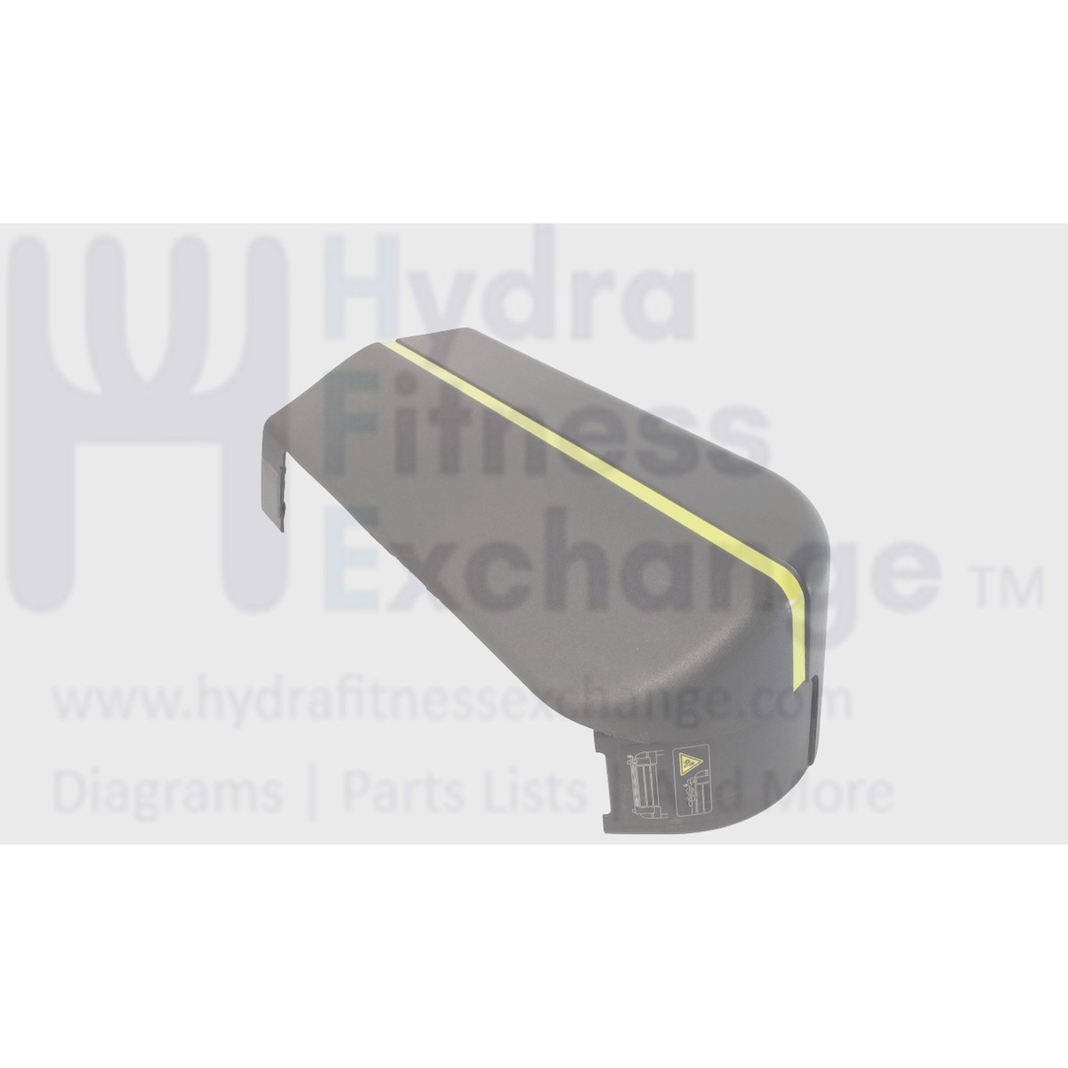 Technogym Treadmill Top Right Side Casing Bottom Case Cover 0C004572AB