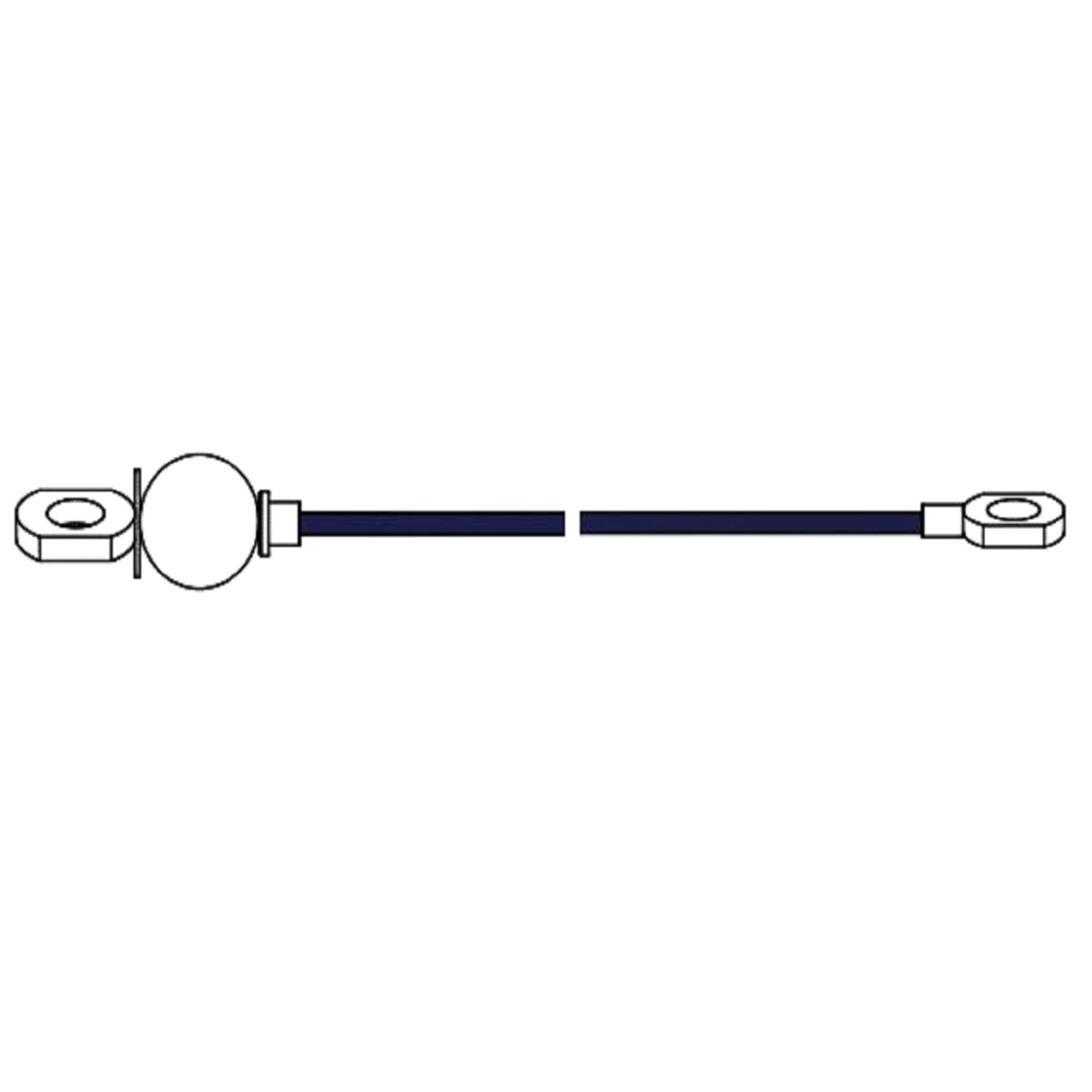 BodySolid Powerline PAB21X Strength System Steel Cable 820mm 13PAB