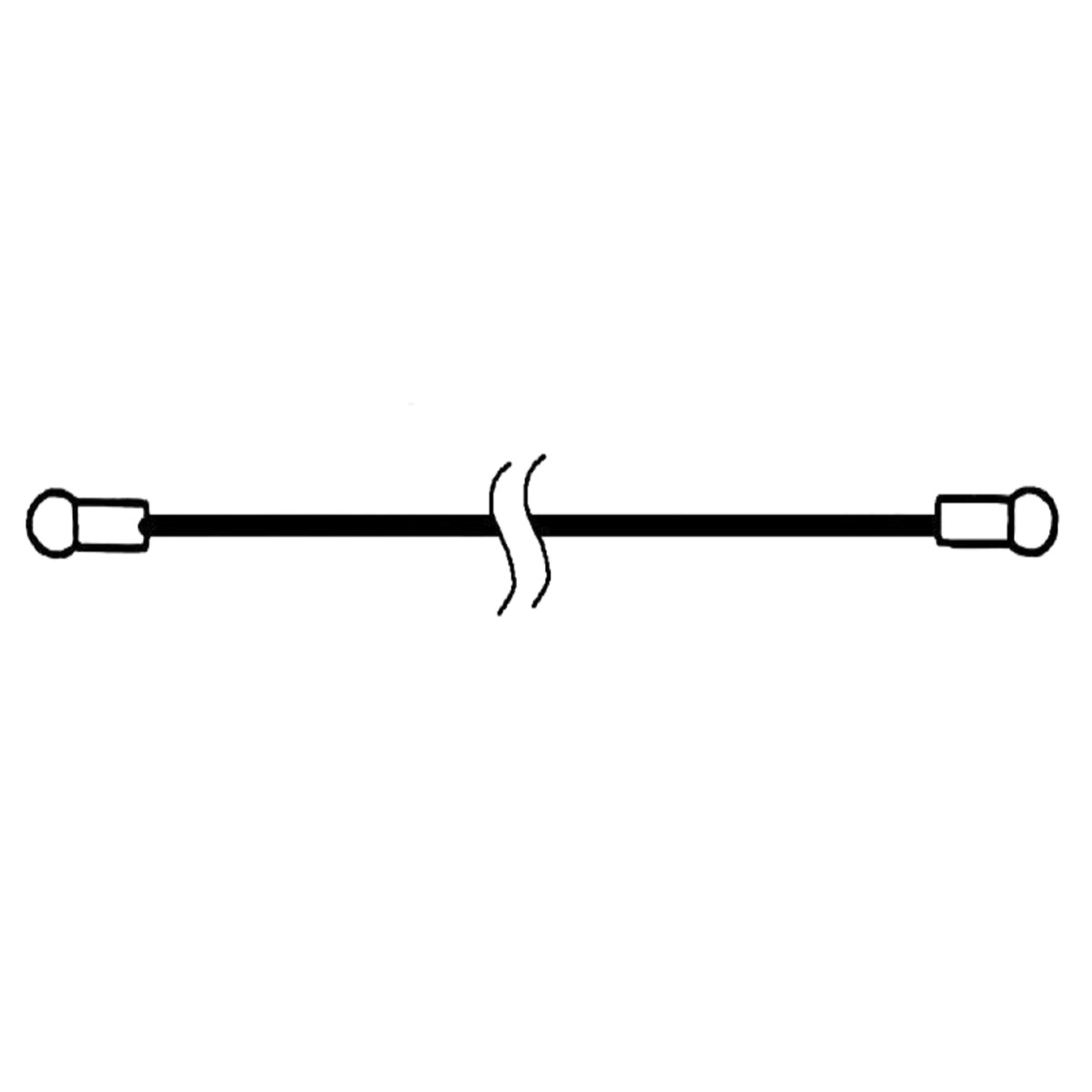 BodySolid Strength System Pec Dec Cable Metal Ball End to Metal Ball End 189 cm