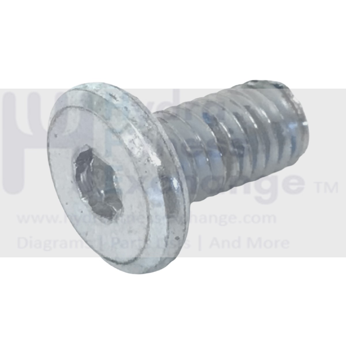 Bowflex Strength System Head Screw Flat Chrome M8-1.25 x 14mm